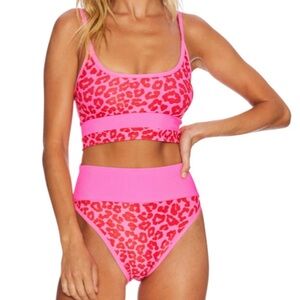 Beach Riot high waisted bikini set
